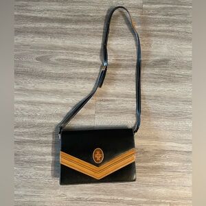 Black and Tan Crossbody Bag